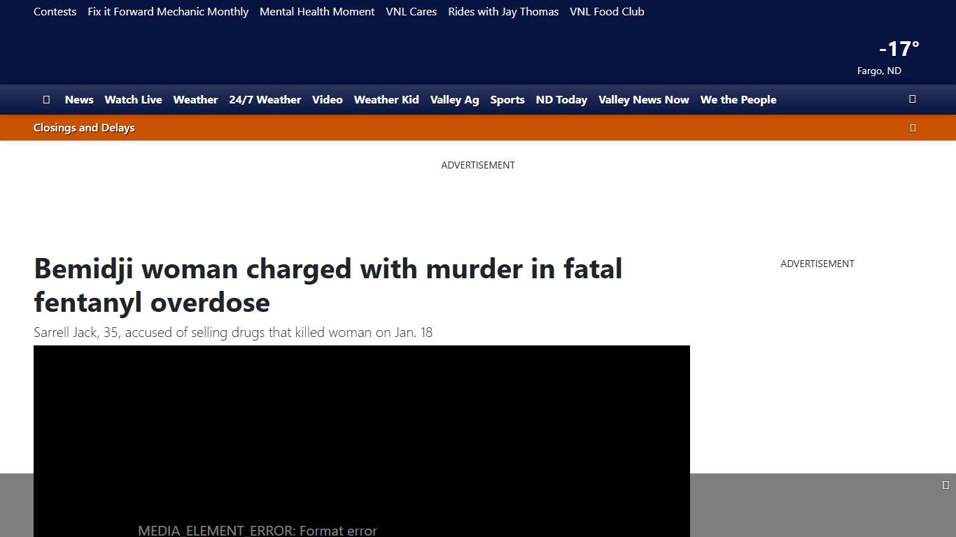 Bemidji woman charged with murder in fatal fentanyl overdose