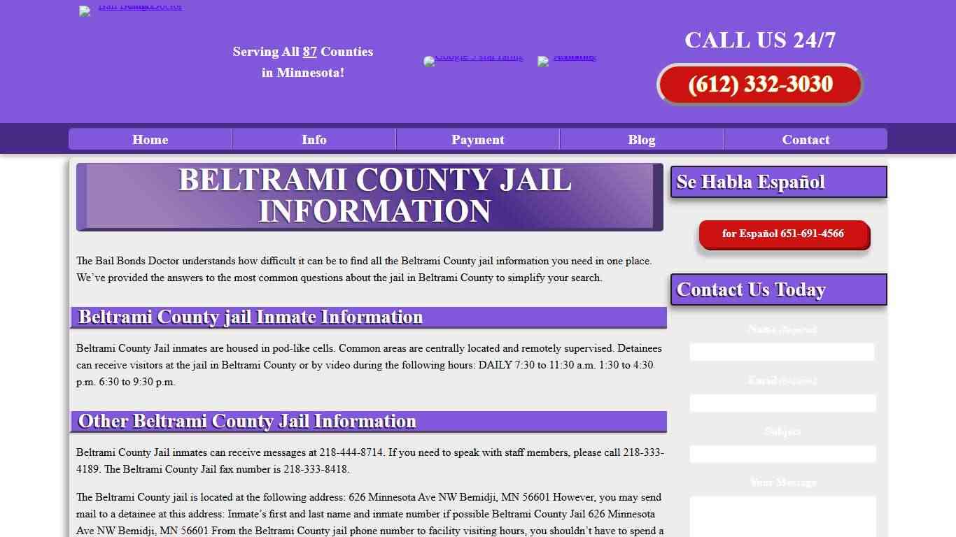 Beltrami County Jail Information Accurate Jail Information